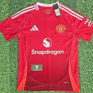 Men's Manchester United 24/25 Home Fan Version Jersey Large